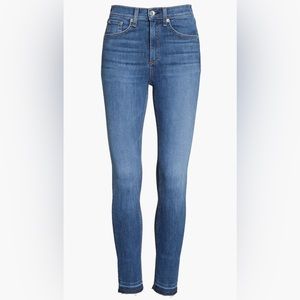 Rag & Bone High Rise Ankle Skinny Raw Hem | Size: 26 Color: Clean Lily Dale